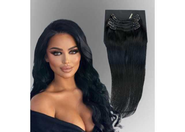Extensii Clip-On MiniGold Negru #1